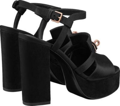 高級感♪【HERMES】ケリーバックル Sandales Calas Hermes Calas High Heel Sandals Rouge H and Bleu Izmir Matte